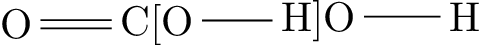 Structura moleculară a acidului carbonic