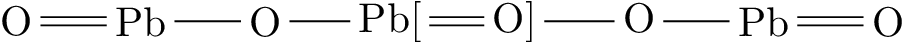 Structura moleculară a tetraoxidului de triplumb